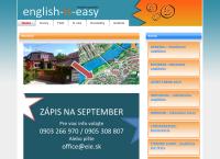 Webová stránka English is easy s.r.o.