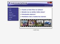 Webová stránka EXPOSERVICE, v.o.s.