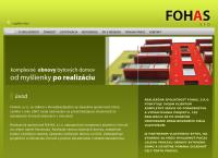 Webová stránka FOHAS s.r.o.