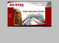 Webová stránka GA.STAV s.r.o.