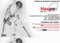 Webová stránka HASPEX, spol. s.r.o.