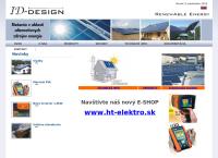 Webová stránka Id - Design S.r.o.