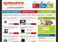 Webová stránka Imafex Computers s.r.o.