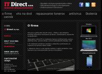 Webová stránka IT Direct s.r.o.