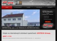 Webová stránka Izotech Group s.r.o.