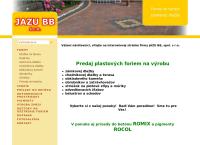 Webová stránka JAZU BB, spol. s r.o.