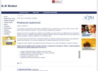 Webová stránka K+K Broker Slovakia s.r.o.