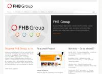 Webová stránka Fhb Group, S. r. o.