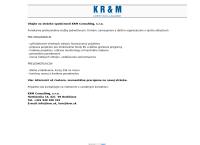 Webová stránka Krm Consulting, S.r.o.