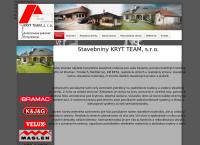 Webová stránka KRYT TEAM s.r.o.