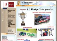 Webová stránka LB DESIGN s.r.o.
