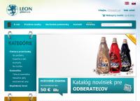 Webová stránka Leon Global S.r.o.