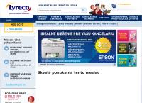 Webová stránka Lyreco CE, SE