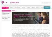 Webová stránka Slovak Telekom a.s.