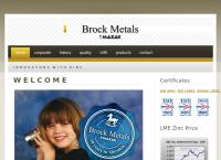 Webová stránka Brock Metals s.r.o.