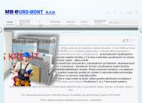 Webová stránka Mb Euro-Mont S.r.o