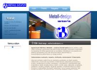 Webová stránka Metall Design ocelové konštrukcie spol. s r.o.