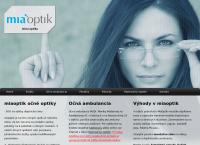 Webová stránka Miaoptik Poliklinika Juh
