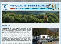 Webová stránka MicroCAD Systems spol. s r.o.