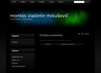 Webová stránka Vladimír Mikušovic MONTOS