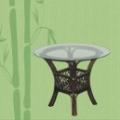 Stôl Akropolis z rattanu