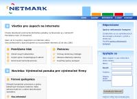 Webová stránka Netmark s. r. o.