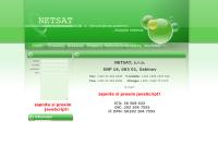 Webová stránka NETSAT s.r.o.