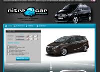 Webová stránka Autopožicovna NITRA - CAR