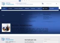 Webová stránka Notus Powersonic S.r.o.