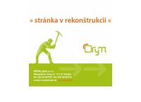 Webová stránka Orym Spol. S R.o.