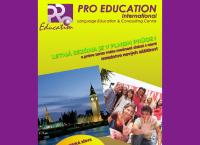 Webová stránka PRO EDUCATION International LANGUAGE EDUCATION & CONSULTING CENTRE s.r.o.