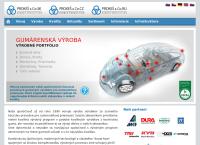 Webová stránka PROKEŠ & Co.SK s.r.o.