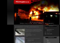 Webová stránka PTZ - Projekt s.r.o.