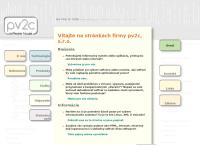 Webová stránka pv2c s.r.o.