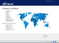 Webová stránka Sensus Metering Systems a.s.