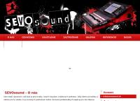 Webová stránka SEVO sound s.r.o.