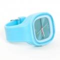 Special Silicon Watches Square Blue