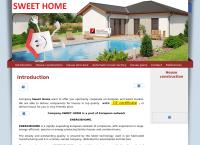 Webová stránka SWEET HOME s.r.o.