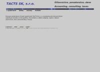 Webová stránka TACT SK s.r.o