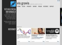 Webová stránka VIS GRAVIS, s. r. o.