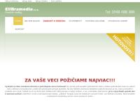 Webová stránka EllBramedia s. r. o.
