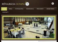 Webová stránka Reštaurácia Olympia