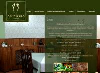 Webová stránka Restaurant Amphora