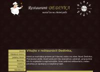Webová stránka Reštaurácia Dedinka