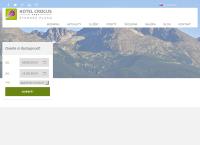 Webová stránka Hotel Crocus | Štrbské Pleso