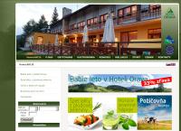Webová stránka Hotel ORAVA SRNACIE