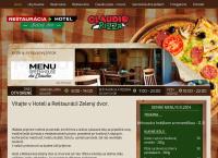 Webová stránka Hotel a Reštaurácia Zelený Dvor