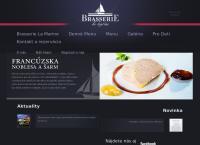 Webová stránka Brasserie La Marine