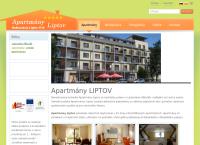 Webová stránka Apartmány Liptov
