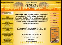 Webová stránka PIZZERIA VENEZIA